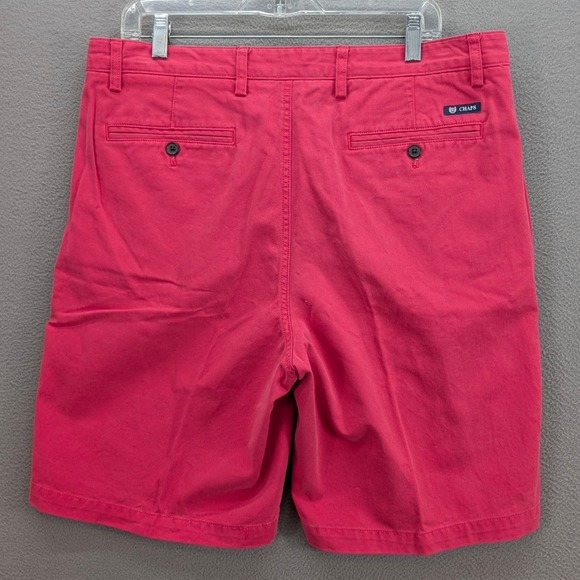 Chaps Mens Cotton Shorts Sz 36 Casual Summer Outdoor Comfy Everyday‎ Pink Preppy - Picture 4 of 9
